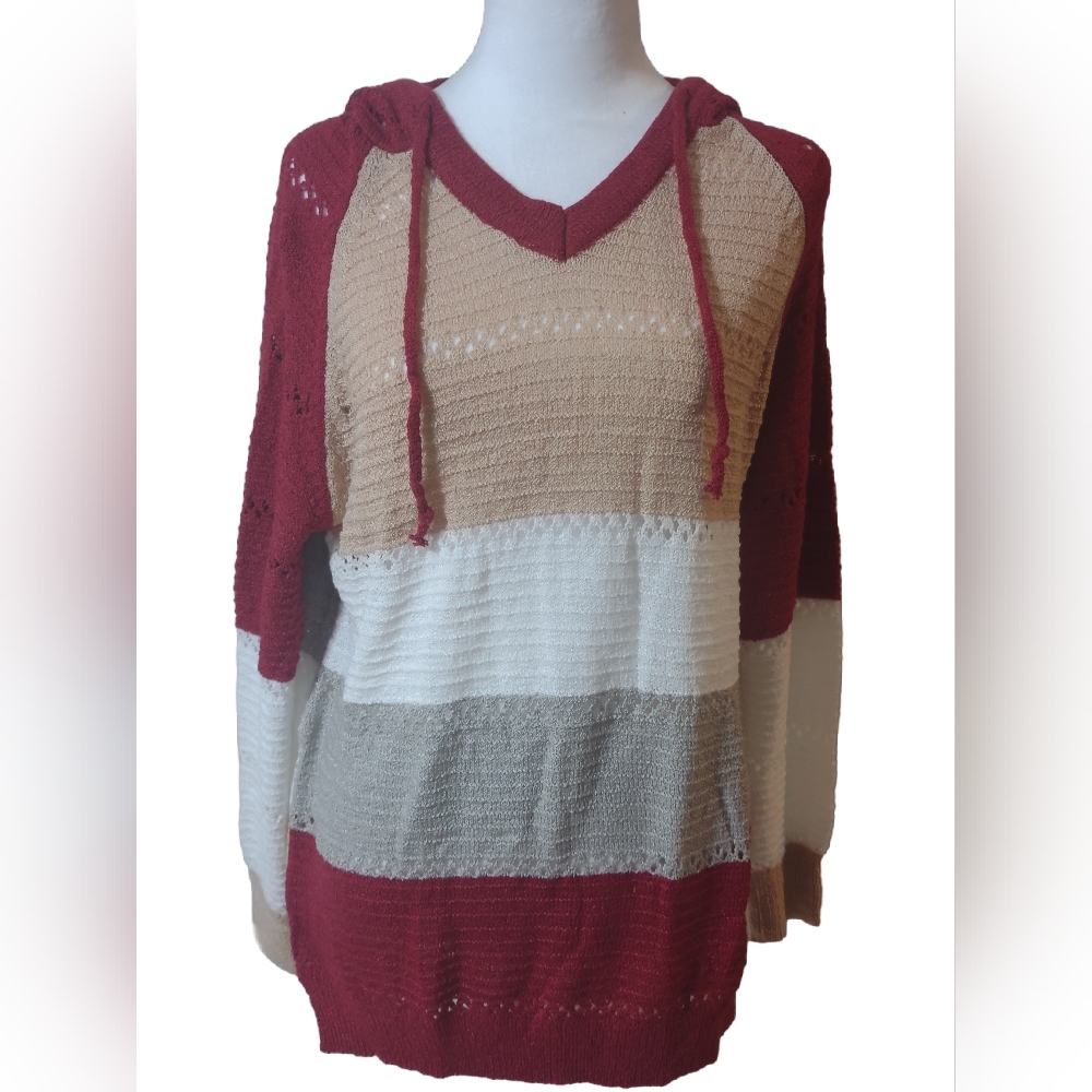 Woman's Striped Hoodie
